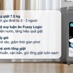 Máy giặt Casper 7.5 kg WT-75NG1
