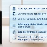 Máy lọc nước RO Hydrogen Sunhouse UltraPURE SHA8800KL 11 lõi